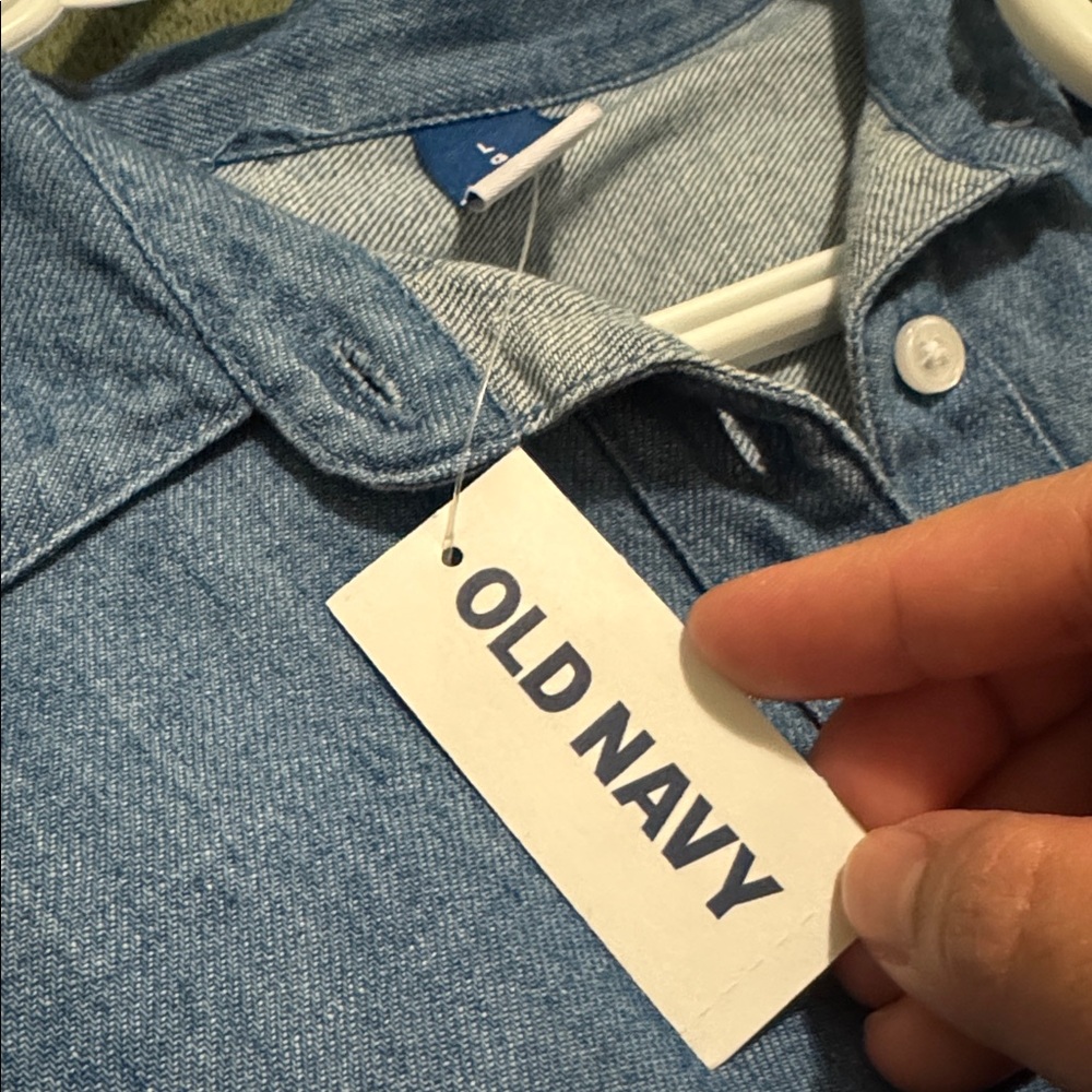 OLD NAVY Women's Blue Denim Dress - Picture 3 of 3